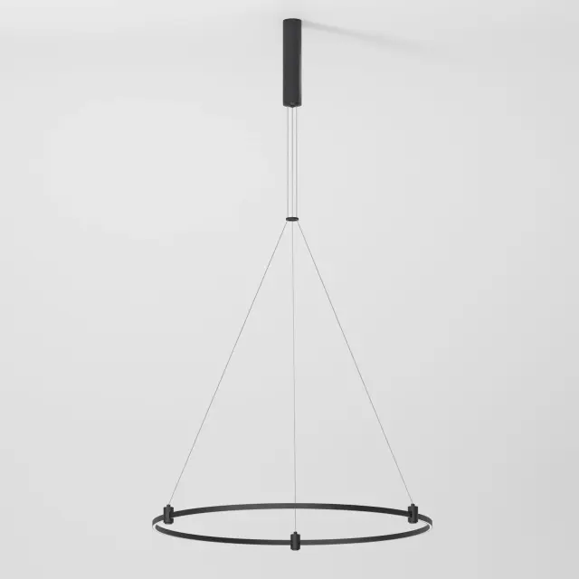 Esthetic Magnetic Шинопровод с тросовыми креплениями Round черный ⌀800 85138/00