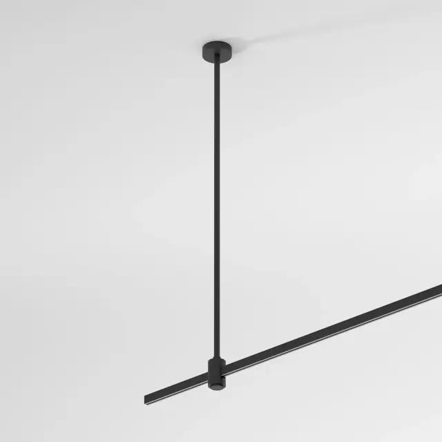 Esthetic Magnetic Декоративная стойка с вводом питания 606 мм 85148/00 — черный