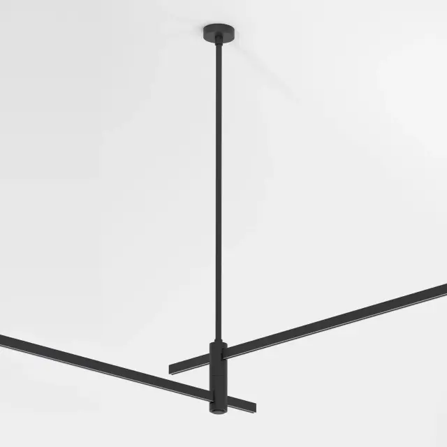 Esthetic Magnetic Декоративная стойка двойная 606 мм 85150/00 — черный