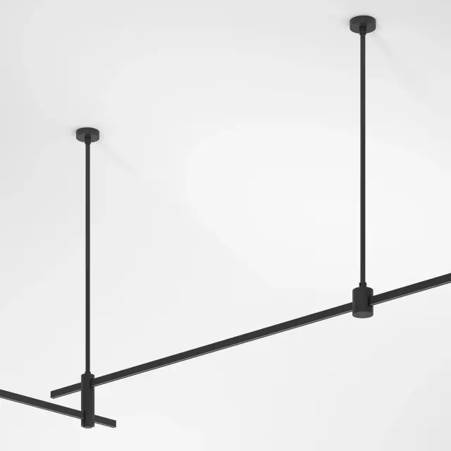 Esthetic Magnetic Декоративная стойка с коннектором 545 мм 85152/00 — черный, ракурс 2