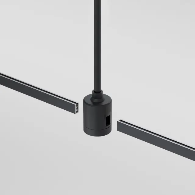 Esthetic Magnetic Декоративная стойка с коннектором 606 мм 85153/00 — черный, ракурс 3