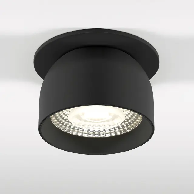 Точечный светильник Elektrostandard 25092/LED/(a065455) UNO — черный, ракурс 2
