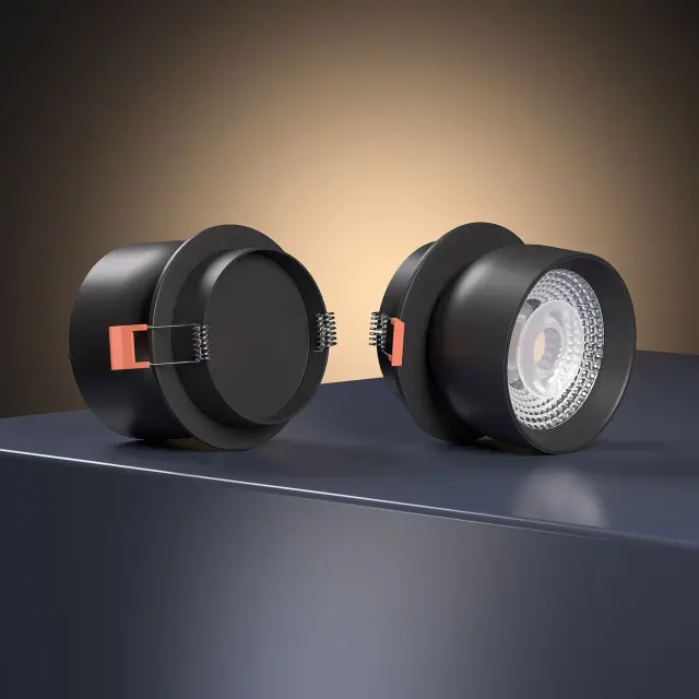Точечный светильник Elektrostandard 25092/LED/(a065455) UNO — черный, ракурс 7