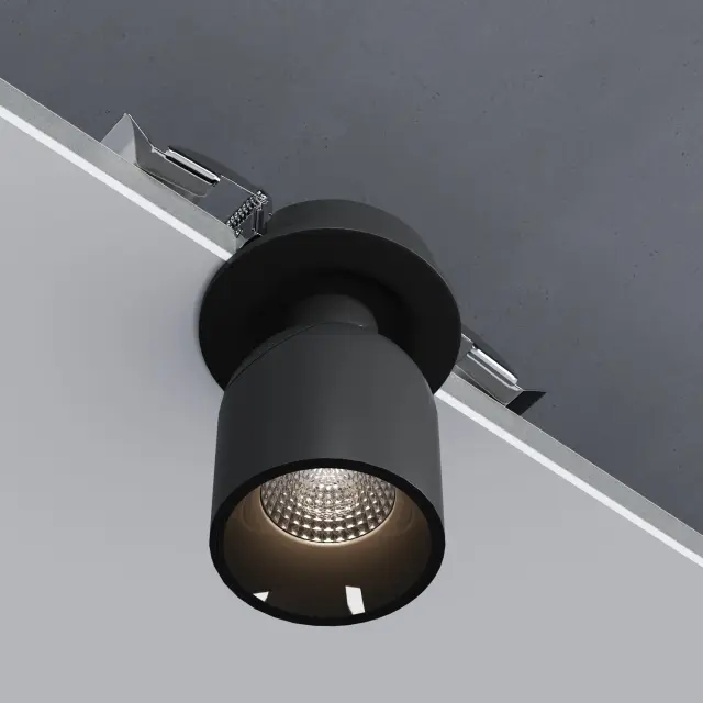 Точечный светильник Elektrostandard 25093/LED/(a065457) SPOT — черный, ракурс 3