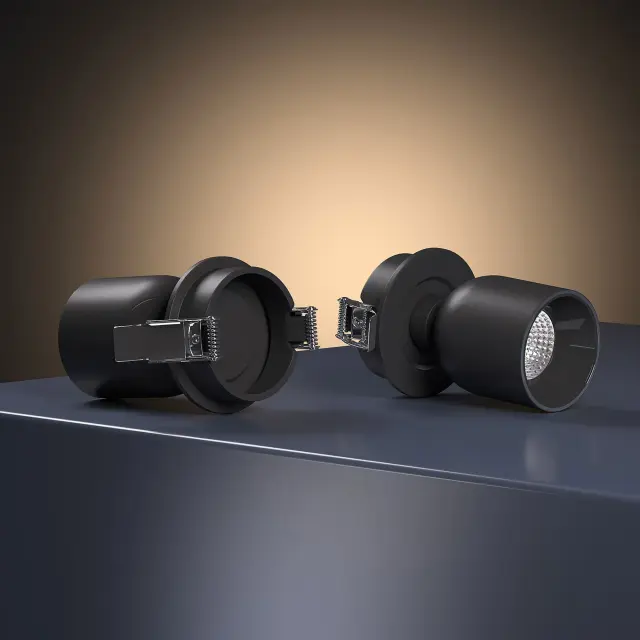 Точечный светильник Elektrostandard 25093/LED/(a065457) SPOT — черный, ракурс 6