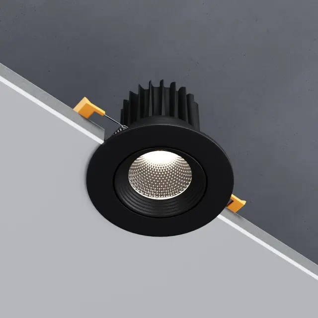 Точечный светильник Elektrostandard 25094/LED/(a065459) EVEN — черный, ракурс 3
