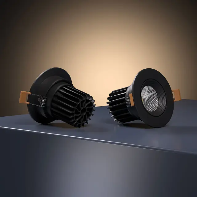 Точечный светильник Elektrostandard 25094/LED/(a065459) EVEN — черный, ракурс 4