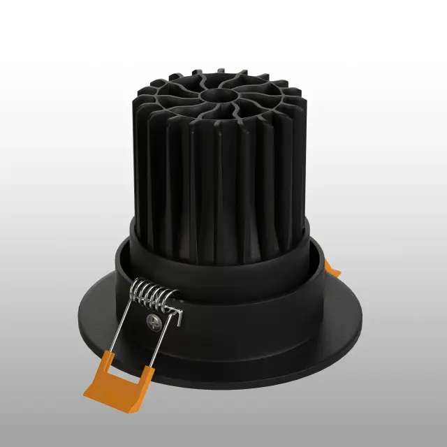 Точечный светильник Elektrostandard 25094/LED/(a065459) EVEN — черный, ракурс 7