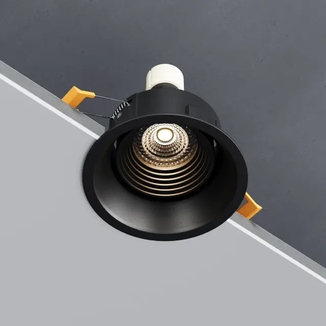 Точечный светильник Elektrostandard 25016/01/(a065471) PUNTO — черный, ракурс 3