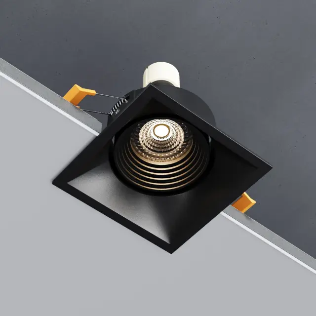 Точечный светильник Elektrostandard 25017/01/(a065473) PUNTO — черный, ракурс 3