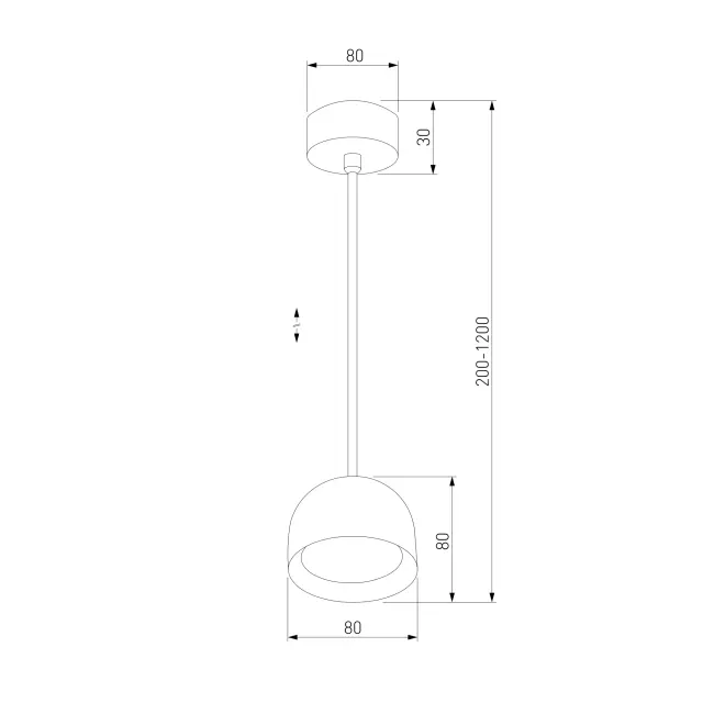 Светильник Elektrostandard 50261 LED/(a065698) UNO — черный, ракурс 7