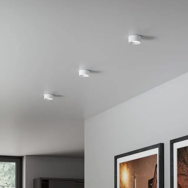 Точечный светильник Elektrostandard 25095/LED/(a065709) GLAM — белый, ракурс 4