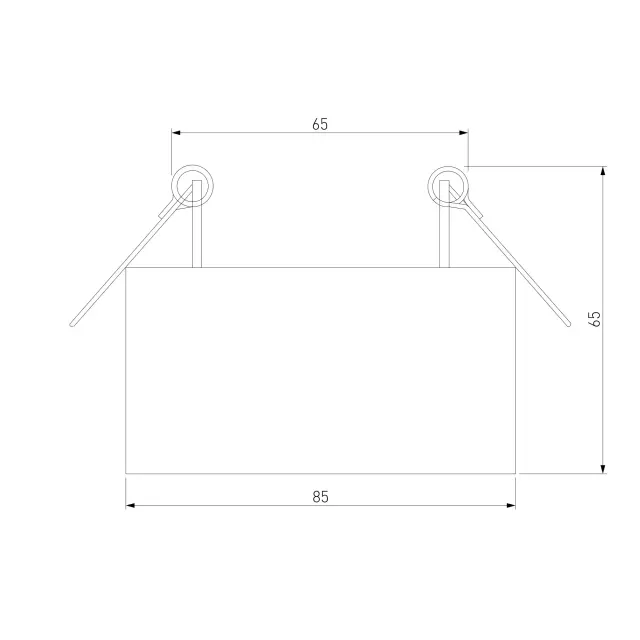 Точечный светильник Elektrostandard 25095/LED/(a065710) GLAM — черный, ракурс 5