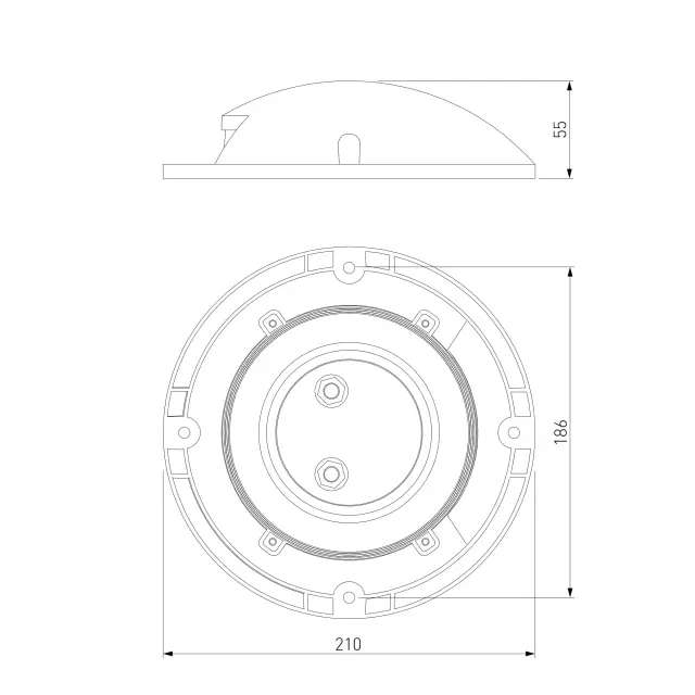 Встраиваемый в дорогу светильник Elektrostandard 35167/S серый/(a065926) PARK, ракурс 6