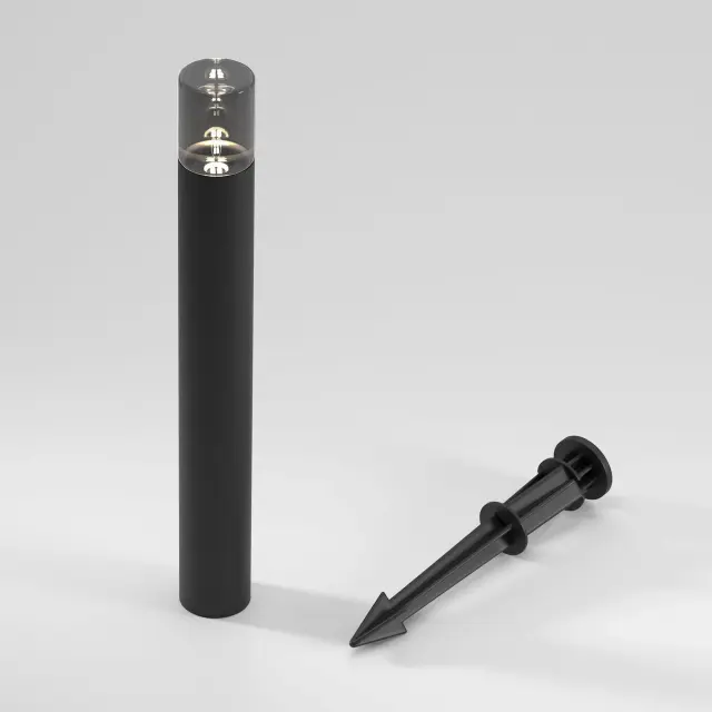 Уличный светильник Elektrostandard 35166/F черный/(a066036) HIDDEN, ракурс 2