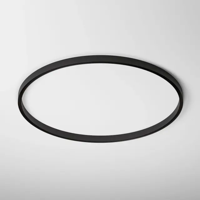Slim Magnetic Накладной радиусный шинопровод черный ⌀ 1200мм 85161/00