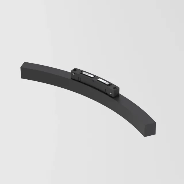Slim Magnetic Трековый светильник для радиусного шинопровода 16W 4200K Planar чёрный Ø 800мм 85180/01 — черный, ракурс 2