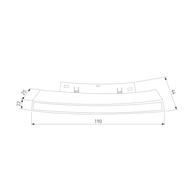 Slim Magnetic Трековый светильник для радиусного шинопровода 8W 4200K Planar чёрный Ø 1200мм 85181/01 — черный, ракурс 4