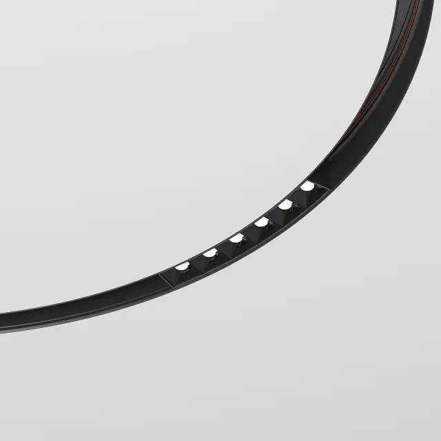 Slim Magnetic Трековый светильник для радиусного шинопровода 6W 4200K Intenso чёрный Ø 800мм 85183/01 — черный