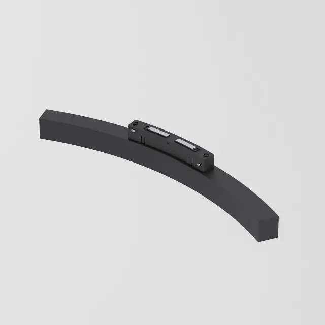 Slim Magnetic Трековый светильник для радиусного шинопровода 12W 4200K Intenso чёрный Ø 800мм 85184/01 — черный, ракурс 2