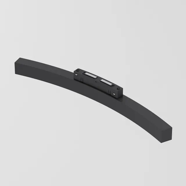 Slim Magnetic Трековый светильник для радиусного шинопровода 12W 4200K Intenso чёрный Ø 1200мм 85186/01 — черный, ракурс 2