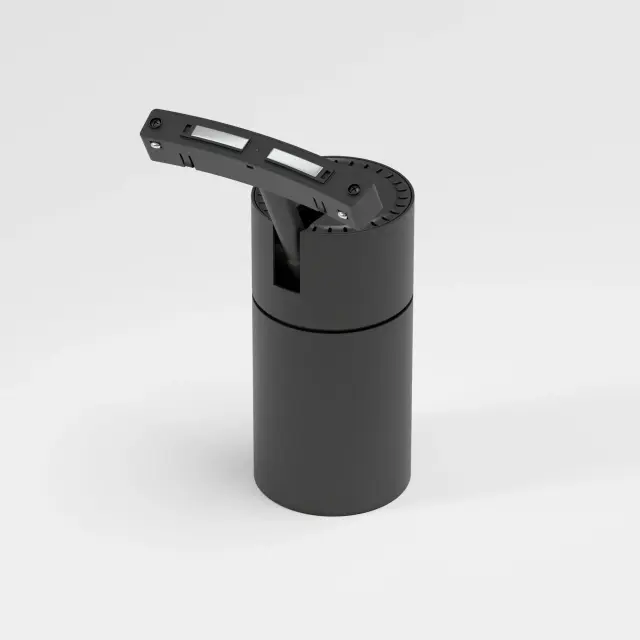 Slim Magnetic Трековый светильник для радиусного шинопровода 20W 4200K Comfi чёрный Ø 800мм 85187/01 — черный, ракурс 2