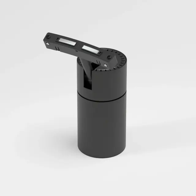 Slim Magnetic Трековый светильник для радиусного шинопровода 20W 4200K Comfi чёрный Ø 1200мм 85190/01 — черный, ракурс 2