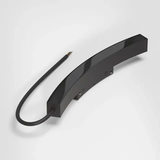 Slim Magnetic Блок питания 100W для радиусного шинопровода черный Ø 800mm 95055/00, ракурс 2