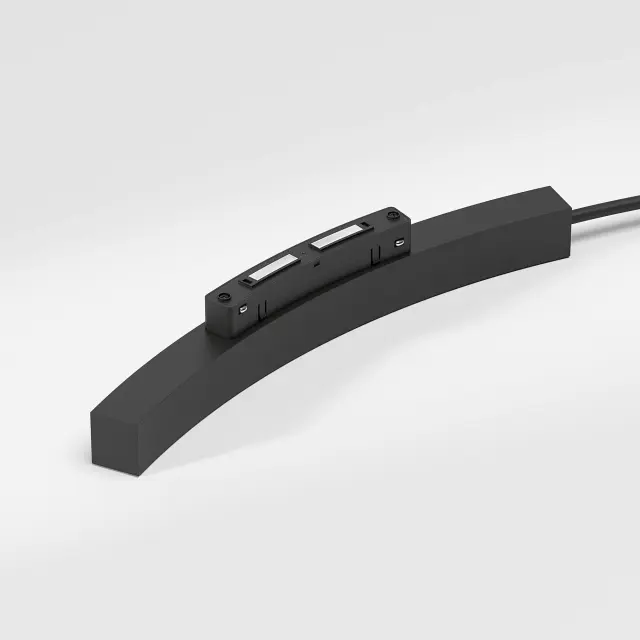 Slim Magnetic Блок питания 100W для радиусного шинопровода черный Ø 800mm 95055/00, ракурс 3