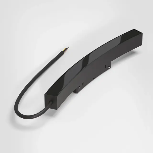 Slim Magnetic Блок питания 100W для радиусного шинопровода черный Ø 1200mm 95057/00, ракурс 2