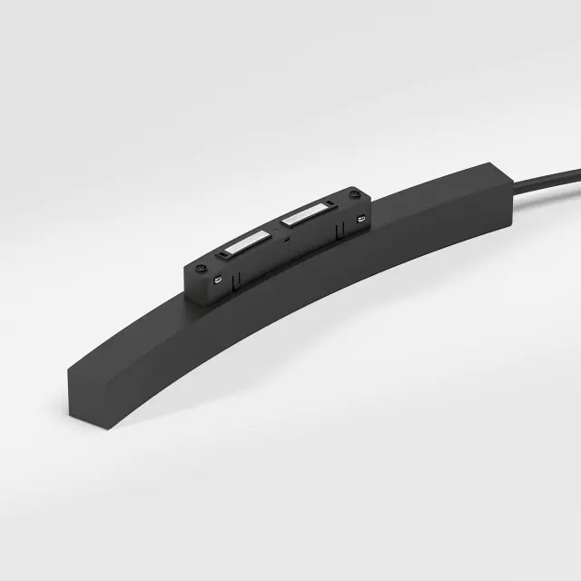 Slim Magnetic Блок питания 100W для радиусного шинопровода черный Ø 1200mm 95057/00, ракурс 3