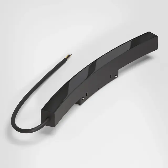 Slim Magnetic Блок питания 200W для радиусного шинопровода черный Ø 1200mm 95058/00, ракурс 2