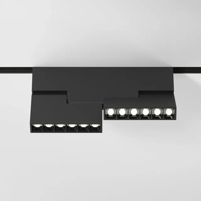 Slim Magnetic Трековый светильник 22W 4000K Mobi (чёрный) 85191/01 — черный, ракурс 2
