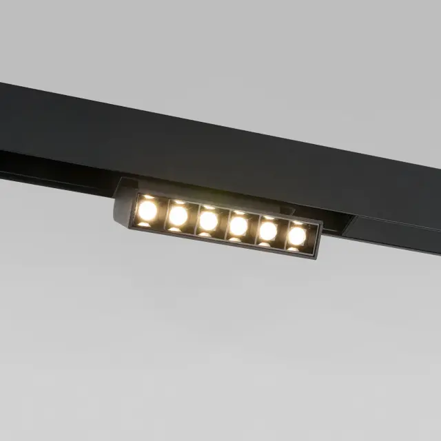 Slim Magnetic Умный трековый светильник 6W 2700-6500K Dim HL01 (черный) 85194/01, ракурс 3