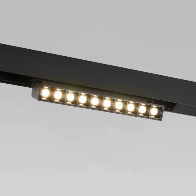 Slim Magnetic Умный трековый светильник 12W 2700-6500K Dim HL02 (черный) 85195/01, ракурс 2