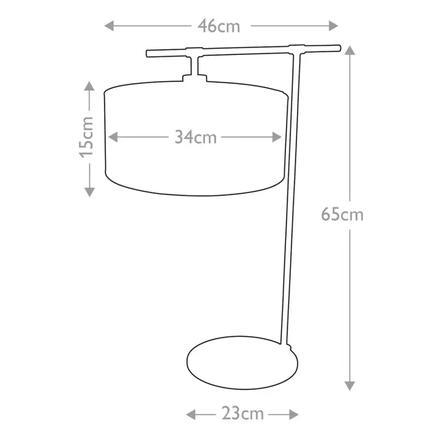 Настольная лампа Elstead Lighting BALANCE-TL-BKPN — черный, ракурс 6