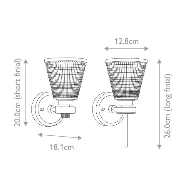Светильник для ванной комнаты Elstead Lighting BATH-GUNNIS1-BB — латунь, ракурс 9