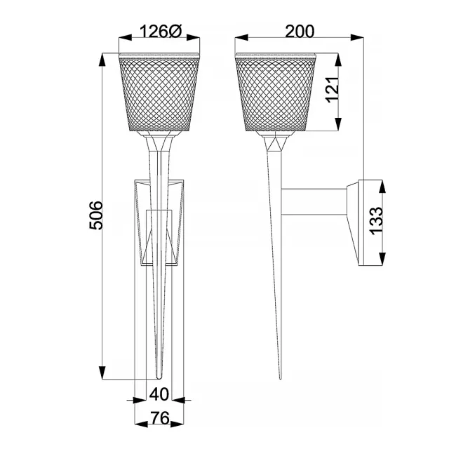 Светильник для ванной комнаты Elstead Lighting BATH-VERITY-BB — латунь, ракурс 5