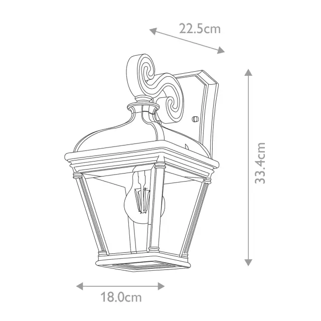Уличный светильник Elstead Lighting BAYVIEW-2M-BK — бронза, ракурс 6