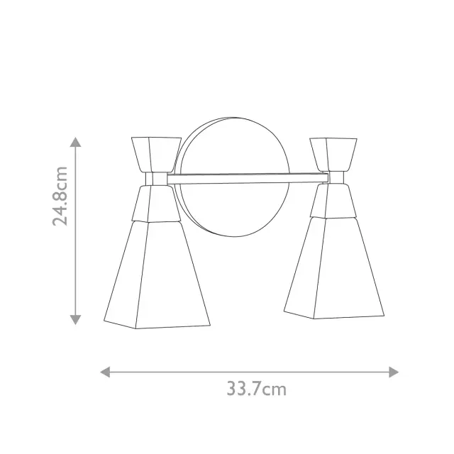 Светильник для ванной комнаты Elstead Lighting BOWTIE-2-MB — черный, ракурс 6