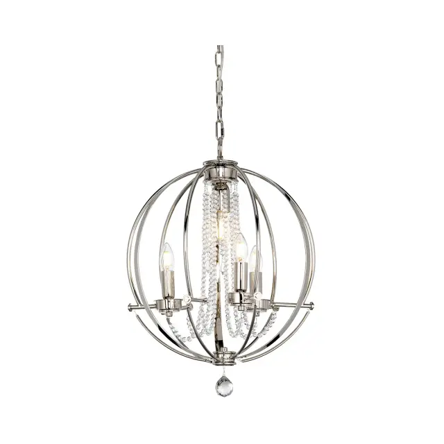 Люстра Elstead Lighting CASSIE4 — никель, ракурс 2