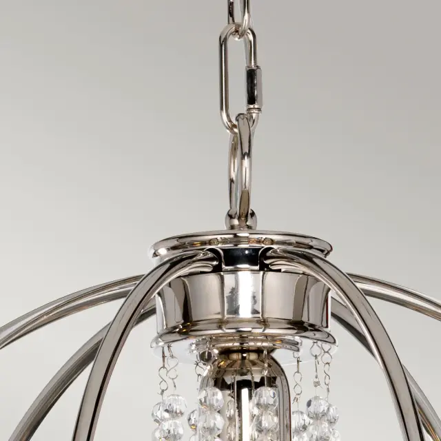 Люстра Elstead Lighting CASSIE4 — никель, ракурс 3
