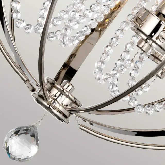 Люстра Elstead Lighting CASSIE4 — никель, ракурс 6