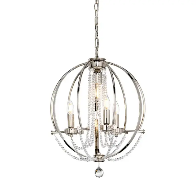 Люстра Elstead Lighting CASSIE4 — никель, ракурс 9