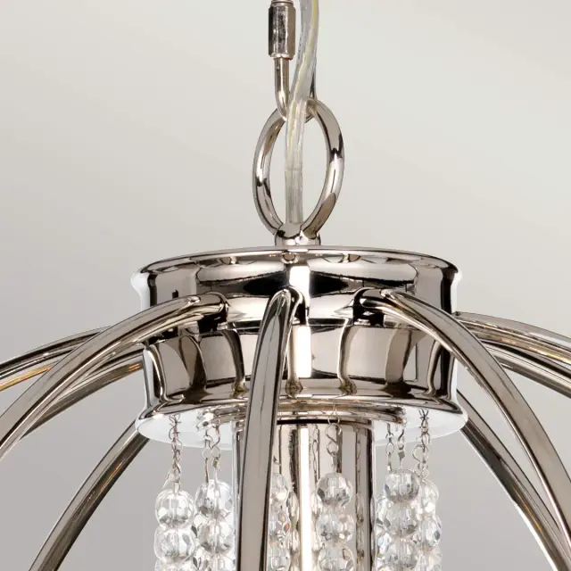 Люстра Elstead Lighting CASSIE7 — никель, ракурс 4