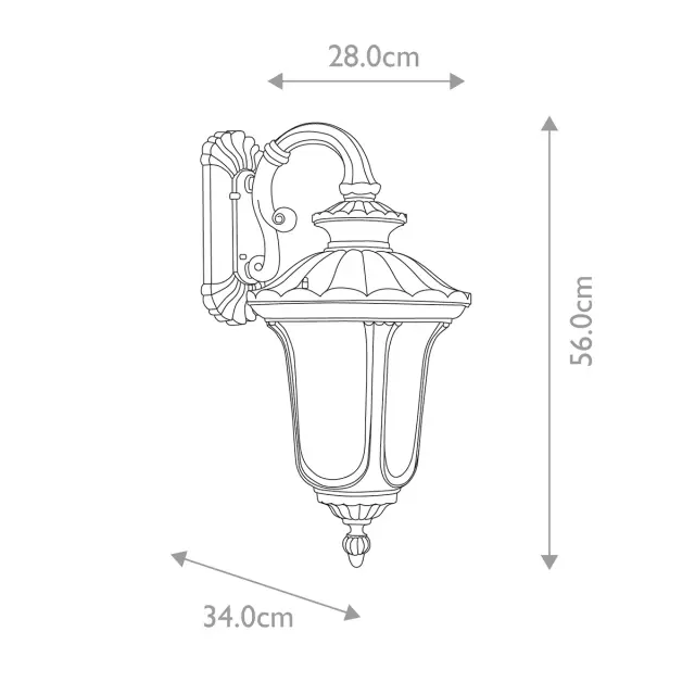 Уличный светильник Elstead Lighting CC2-M-BK — черный, ракурс 6