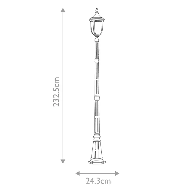 Фонарный столб Elstead Lighting CL5-M — бронза, ракурс 5
