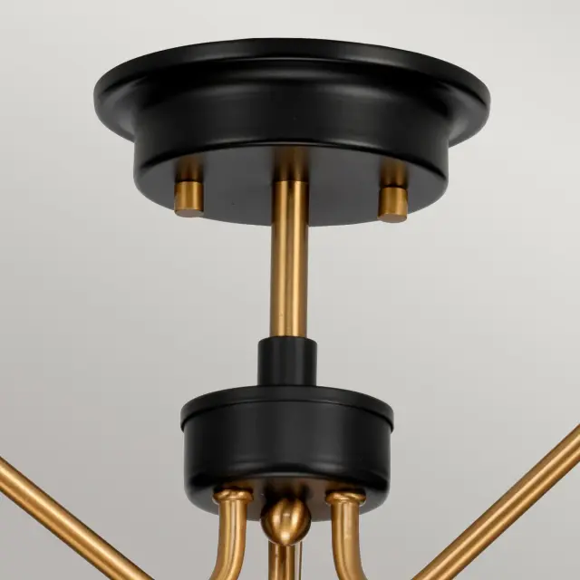 Люстра Elstead Lighting DL-ARMAND-SF3-AB — черный, ракурс 2
