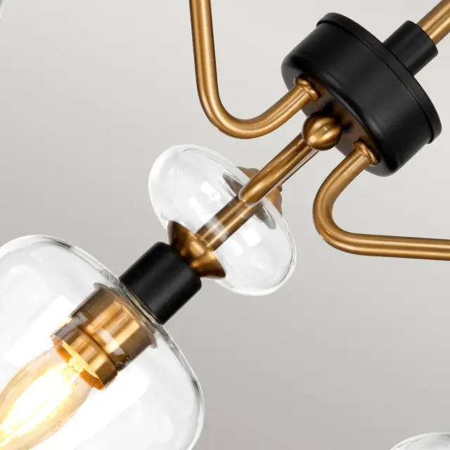 Люстра Elstead Lighting DL-ARMAND-SF3-AB — черный, ракурс 3
