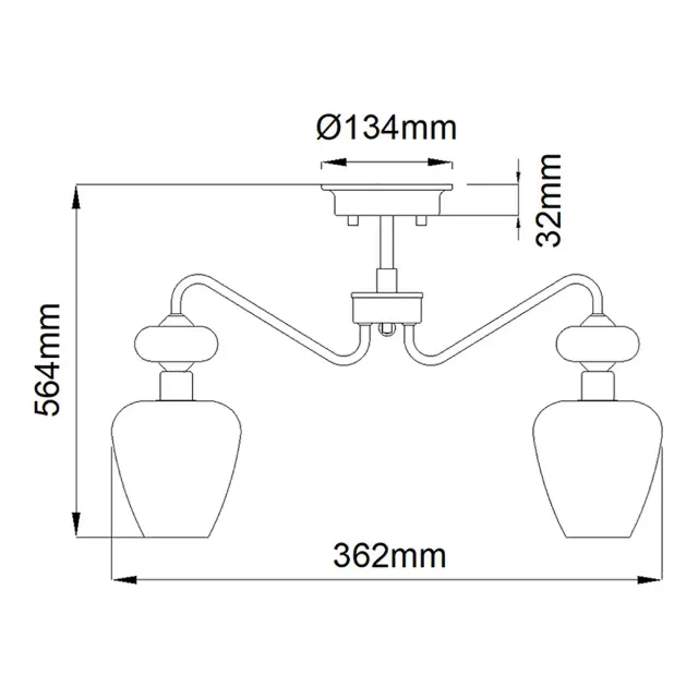 Люстра Elstead Lighting DL-ARMAND-SF3-AB — черный, ракурс 6